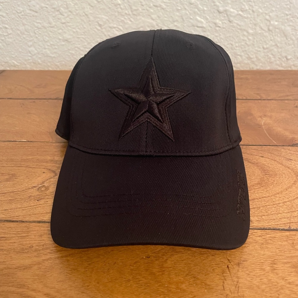 Dallas Cowboys NFL Football Team Black Baseball Cap Hat Men's Stretch Size L/XL